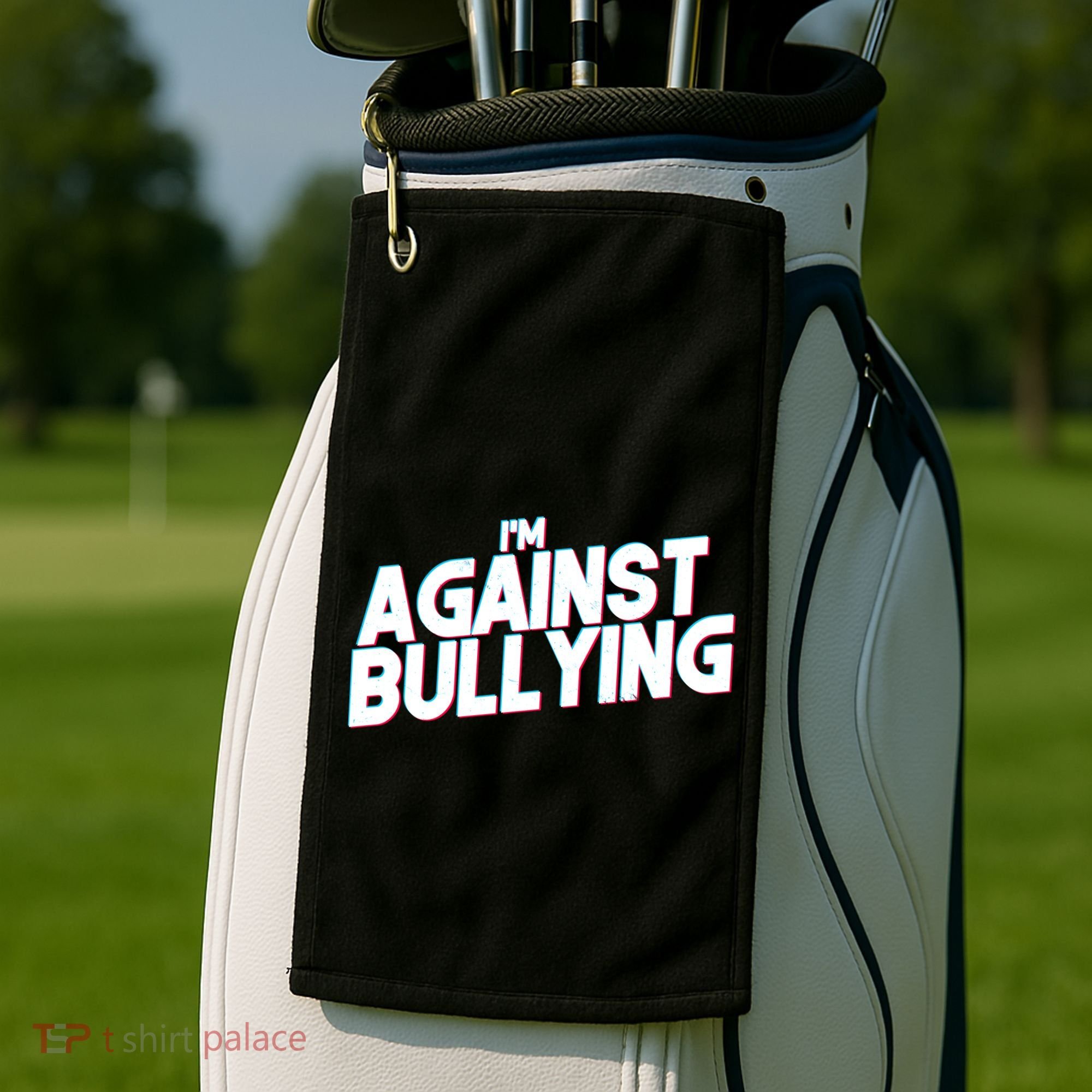 I'm Against Bullying Spirit Day Golf Towel
