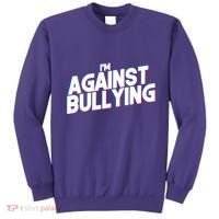 I'm Against Bullying Spirit Day Sweatshirt thumb 0