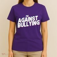 I'm Against Bullying Spirit Day T-Shirt thumb 4
