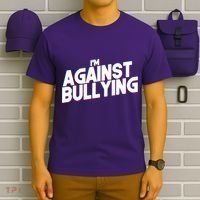 I'm Against Bullying Spirit Day T-Shirt thumb 6