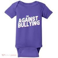 I'm Against Bullying Spirit Day Baby Bodysuit thumb 0