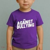 I'm Against Bullying Spirit Day Toddler T-Shirt thumb 2