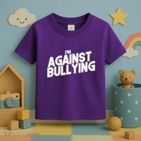 I'm Against Bullying Spirit Day Toddler T-Shirt thumb 3