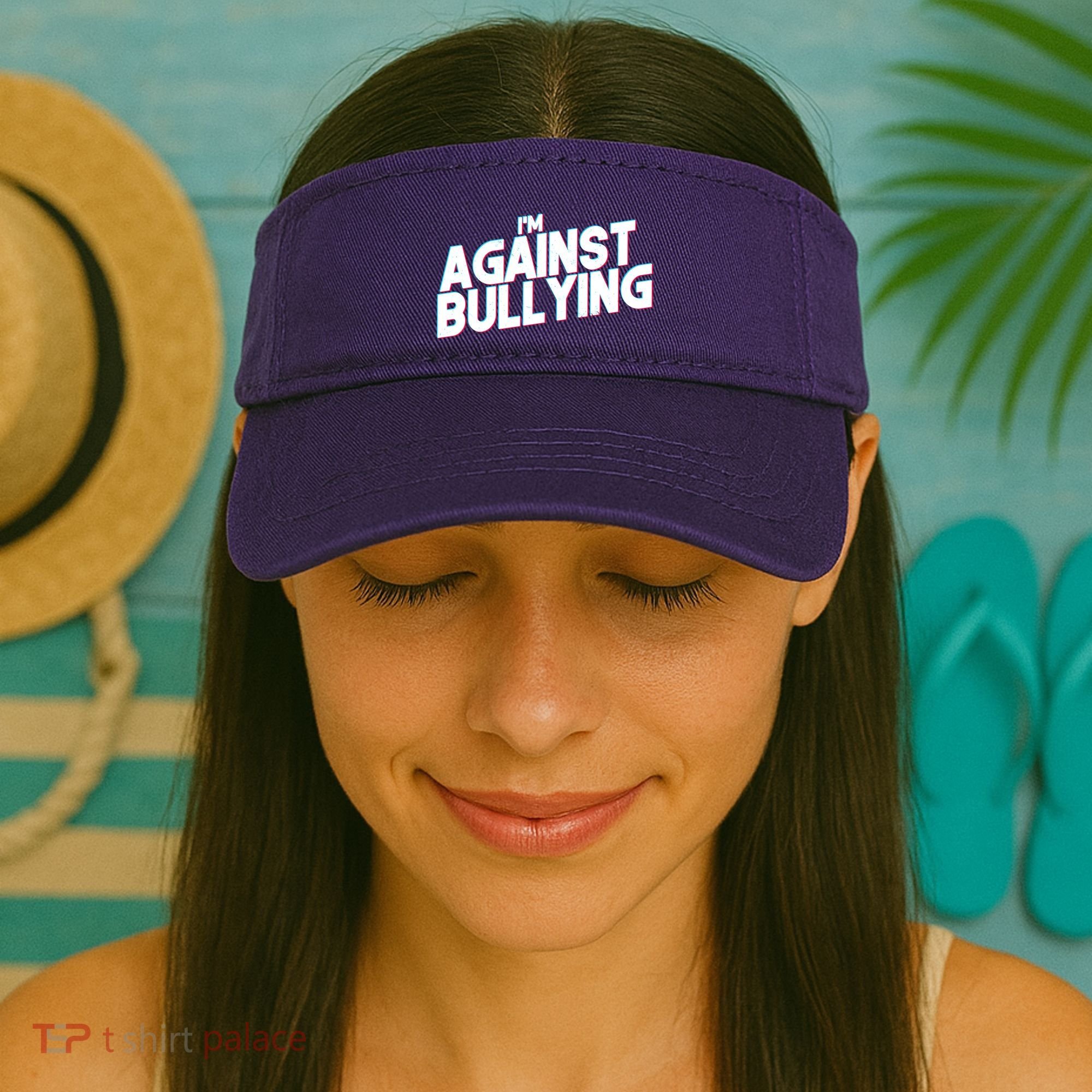 I'm Against Bullying Spirit Day Visor