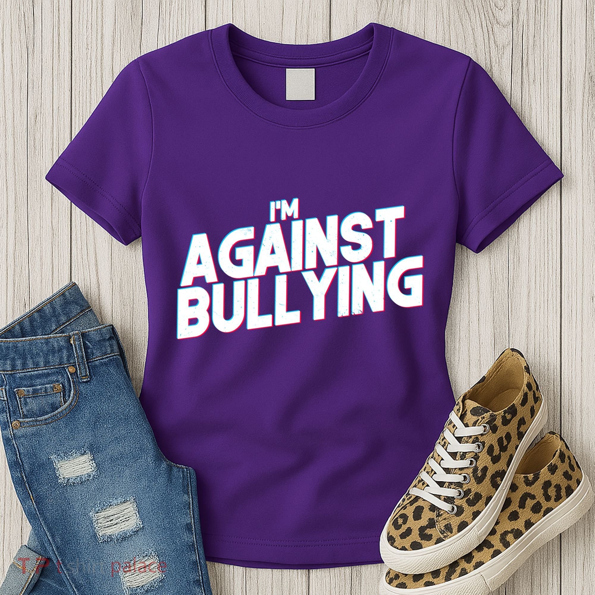 I'm Against Bullying Spirit Day Women's T-Shirt