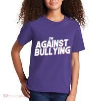 I'm Against Bullying Spirit Day Kids T-Shirt thumb 2