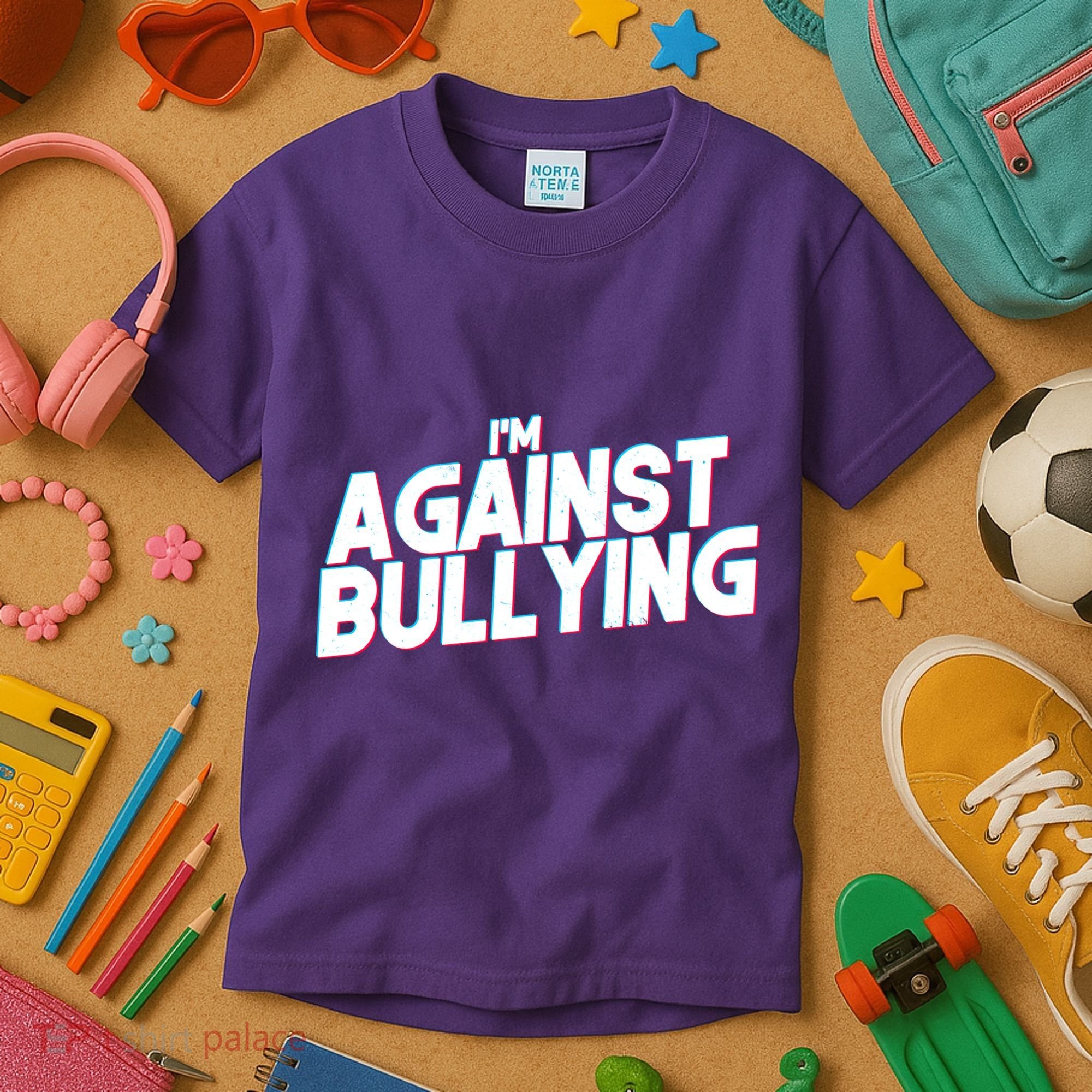 I'm Against Bullying Spirit Day Kids T-Shirt