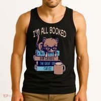 I'm All Booked Tank Top thumb 3