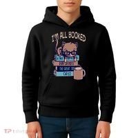 I'm All Booked Kids Hoodie thumb 4