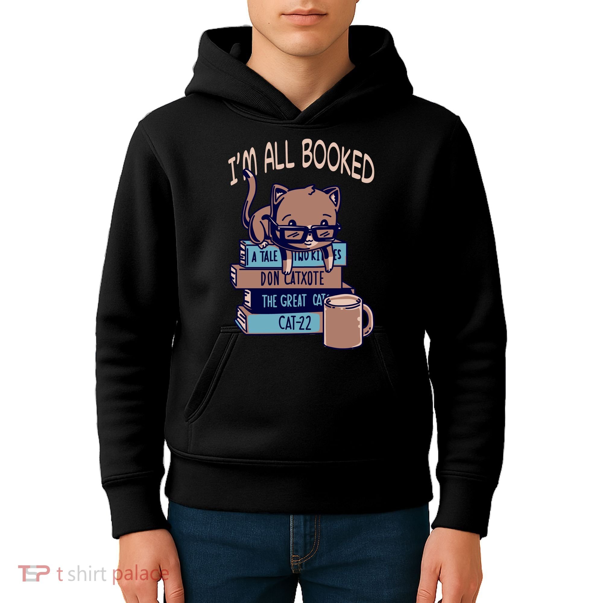 I'm All Booked Kids Hoodie