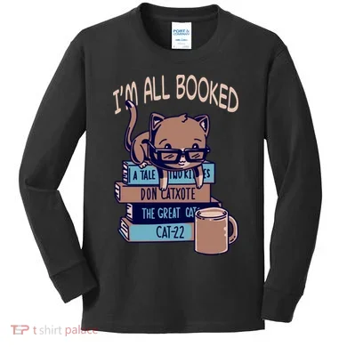 I'm All Booked Kids Long Sleeve Shirt