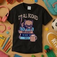 I'm All Booked Kids T-Shirt thumb 3