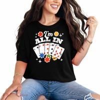 I'm All In Poker Cards Comfort Colors T-Shirt thumb 0