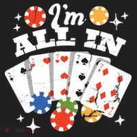 I'm All In Poker Cards Comfort Colors T-Shirt thumb 5