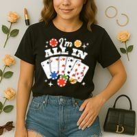 I'm All In Poker Cards Comfort Colors Boxy T-Shirt thumb 2