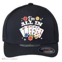 I'm All In Poker Cards Flexfit Unipanel Trucker Cap thumb 0