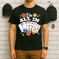 I'm All In Poker Cards T-Shirt thumb 6
