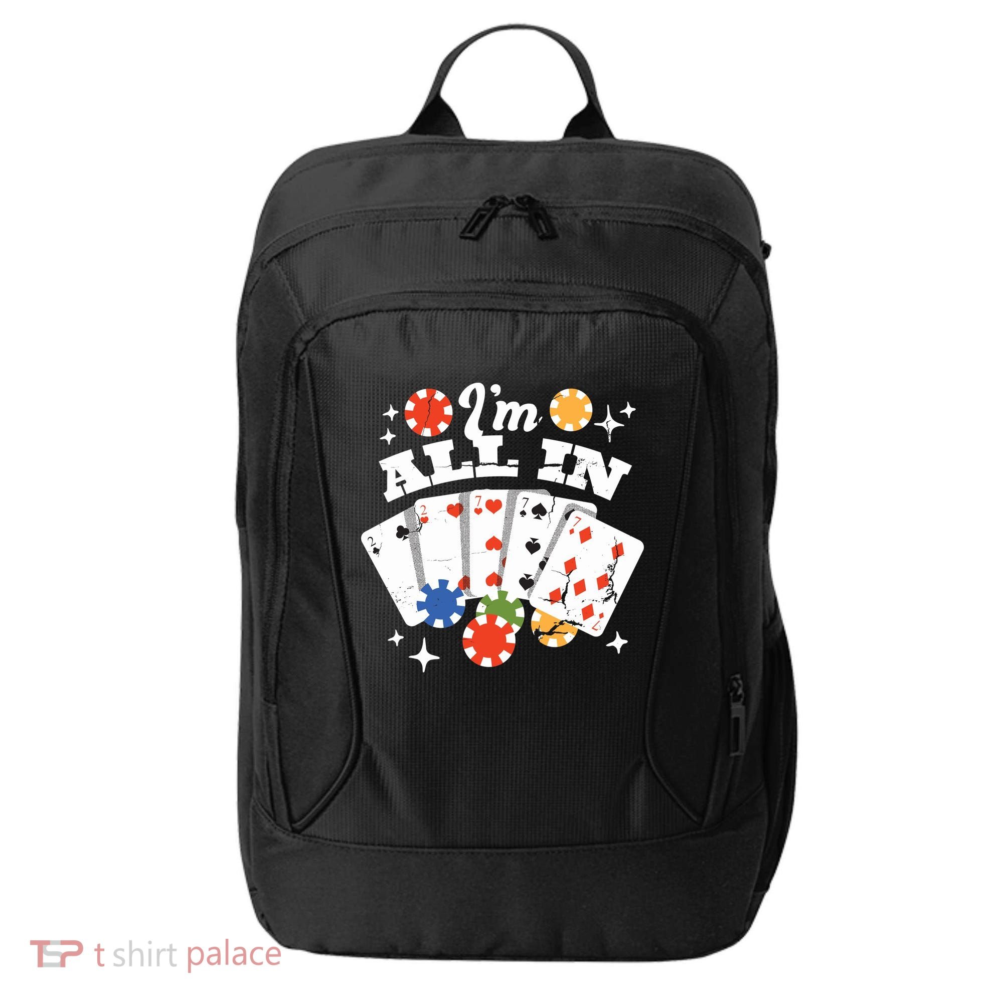 I'm All In Poker Cards City Backpack