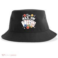 I'm All In Poker Cards Sustainable Bucket Hat thumb 0