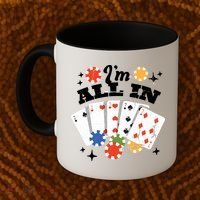 I'm All In Poker Cards Coffee Mug thumb 2
