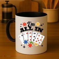 I'm All In Poker Cards Coffee Mug thumb 4