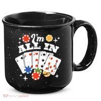 I'm All In Poker Cards 15oz Campfire Ceramic Mug thumb 0