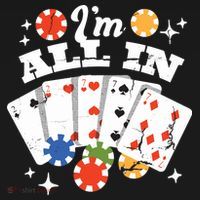I'm All In Poker Cards Women's Perfect Tri Tunic Long Sleeve Shirt thumb 2