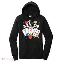 I'm All In Poker Cards Women's Hoodie thumb 0