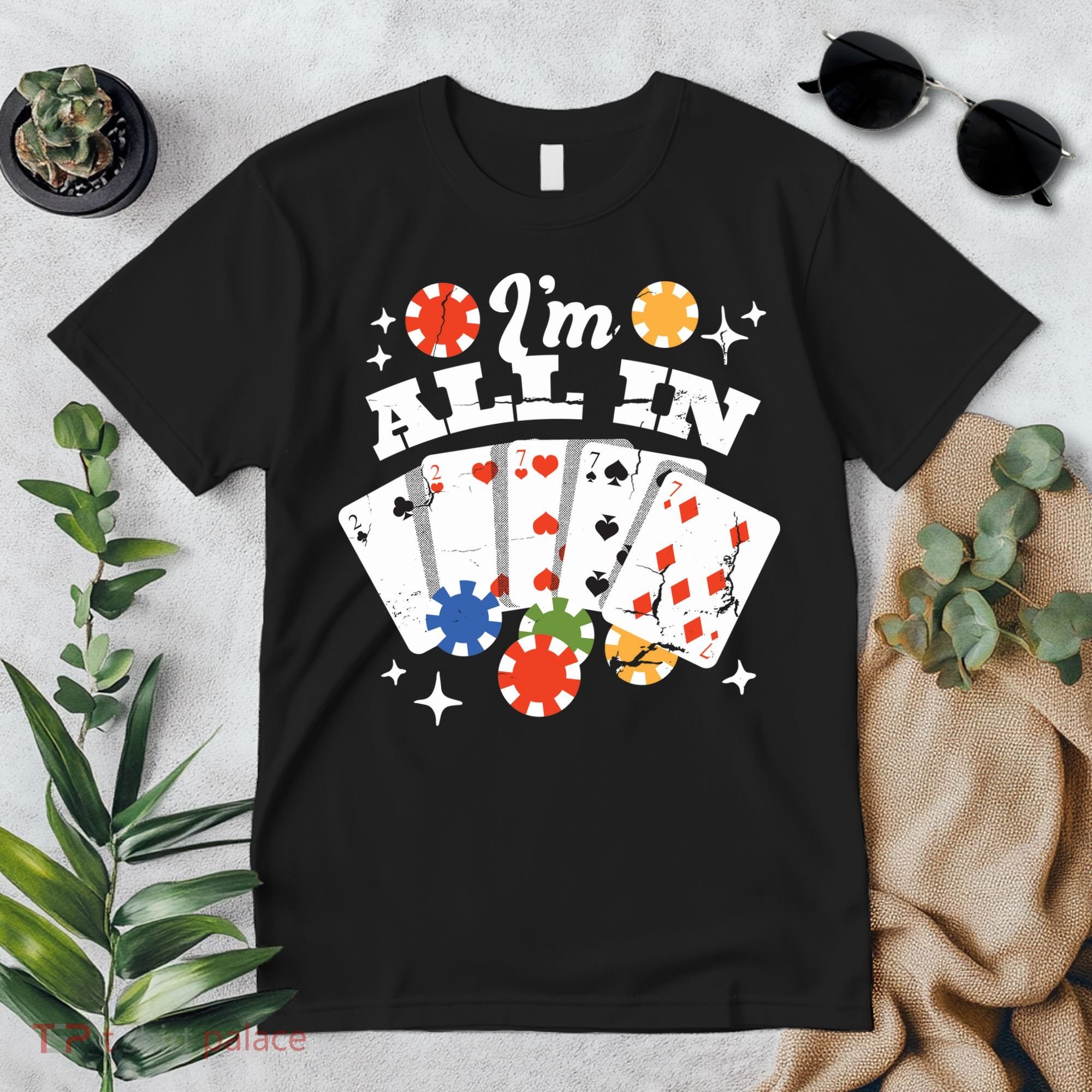 I'm All In Poker Cards Premium T-Shirt