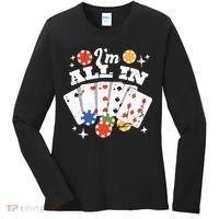 I'm All In Poker Cards Women's Long Sleeve Shirt thumb 0