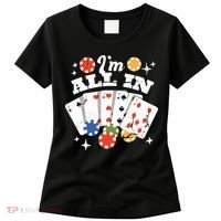 I'm All In Poker Cards Women's T-Shirt thumb 0