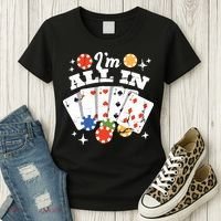 I'm All In Poker Cards Women's T-Shirt thumb 3