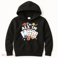 I'm All In Poker Cards Kids Hoodie thumb 0