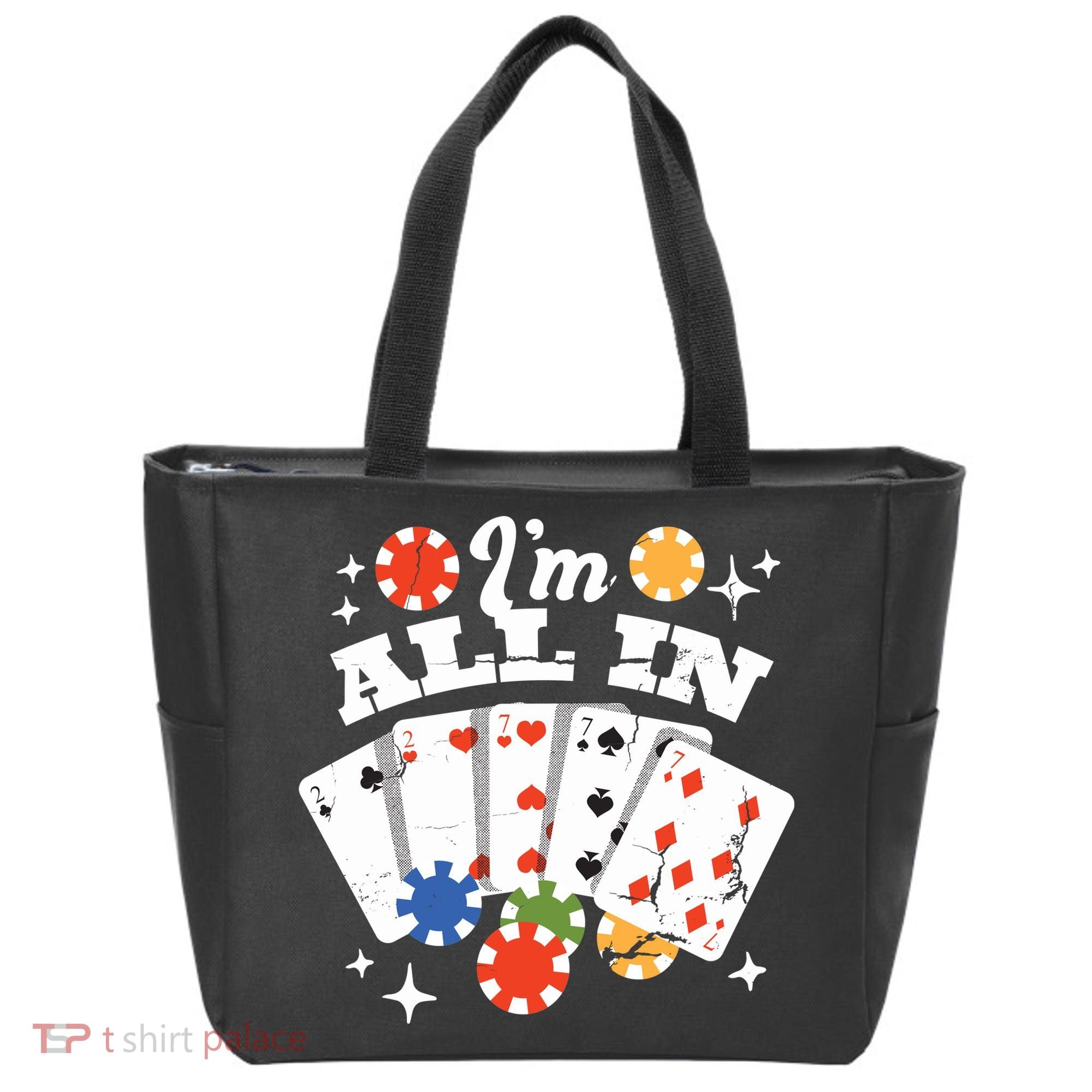 I'm All In Poker Cards Tote Bag