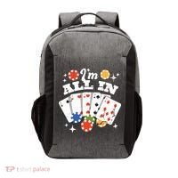 I'm All In Poker Cards Vector Backpack thumb 0