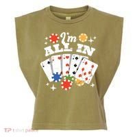 I'm All In Poker Cards Garment-Dyed Women's Muscle Tee thumb 0