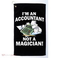I'm An Accountant Not A Magician Golf Towel thumb 0