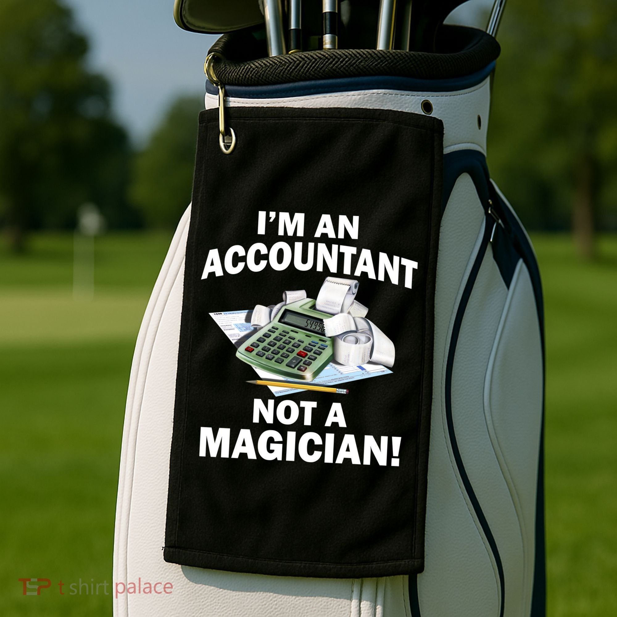 I'm An Accountant Not A Magician Golf Towel
