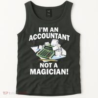 I'm An Accountant Not A Magician Tank Top thumb 2