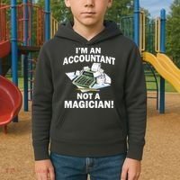 I'm An Accountant Not A Magician Kids Hoodie thumb 2