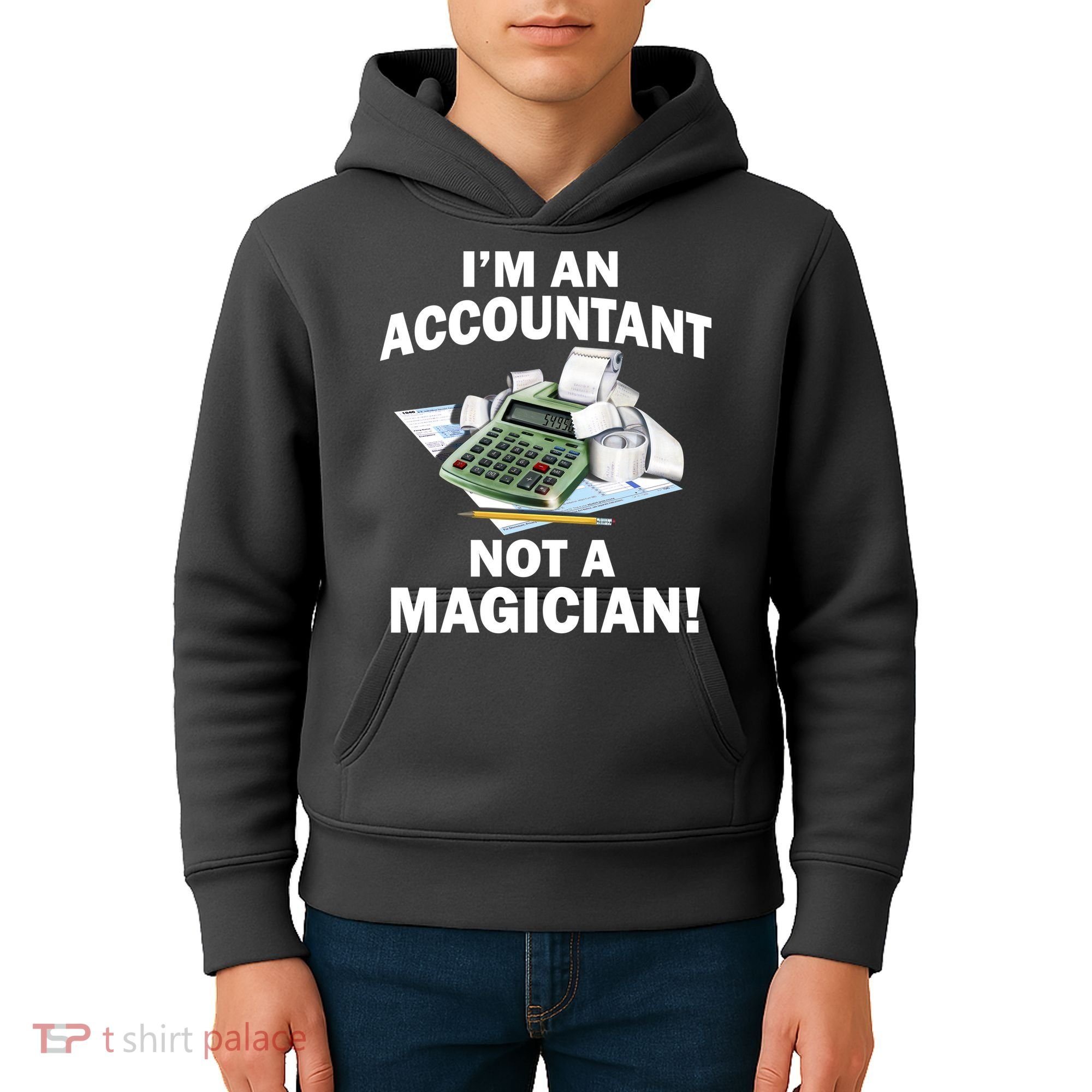 I'm An Accountant Not A Magician Kids Hoodie