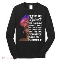 I'm An August Woman Cute Birthday Long Sleeve Shirt thumb 0
