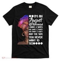 I'm An August Woman Cute Birthday T-Shirt thumb 0