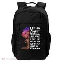 I'm An August Woman Cute Birthday Backpack thumb 0