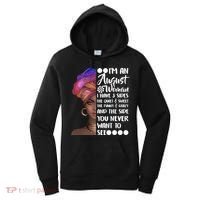 I'm An August Woman Cute Birthday Women's Hoodie thumb 0