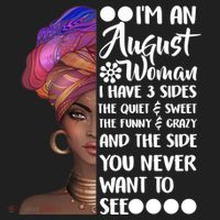 I'm An August Woman Cute Birthday Hat thumb 2