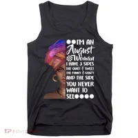 I'm An August Woman Cute Birthday Tank Top thumb 0