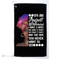 I'm An August Woman Cute Birthday Golf Towel thumb 0
