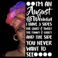 I'm An August Woman Cute Birthday Visor thumb 3