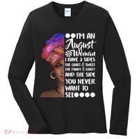 I'm An August Woman Cute Birthday Women's Long Sleeve Shirt thumb 0